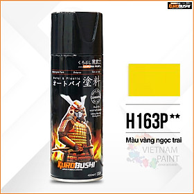 Sơn xịt Samurai Kurobushi - MÀU VÀNG H163P (400ml)