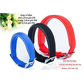 vòng cổ dề xanh đỏ đen cho chó mèo