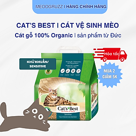 CÁT VỆ SINH HỮU CƠ VÓN CỤC SIÊU THẤM HÚT VÀ KHÁNG KHUẨN CHO MÈO NHẠY CẢM - CAT’S BEST SENSITIVE
