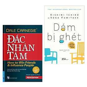 Combo 2 Cuốn Giúp Bạn Trẻ Bứt Phá, Thay Đổi Để Thành Công: Dám Bị Ghét +  Đắc Nhân Tâm (Khổ Lớn) / Sách Tư Duy 