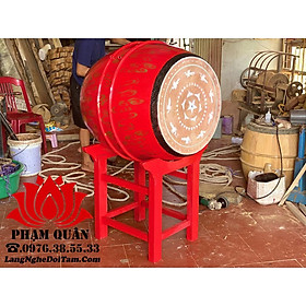 Mua Trống trường học  trống đình chùa lễ hội( ĐK mặt 52cm x cao 65cm) tặng kèm giá trống