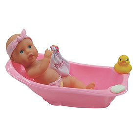 Búp bê DOLLSWORLD - Bé Cưng Đi Tắm