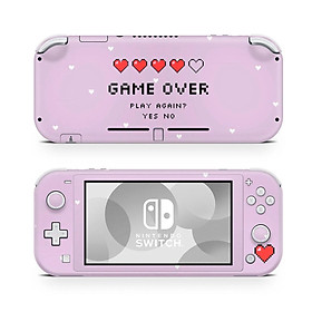 Mua Skin decal dán Nintendo Switch Lite mẫu 8 bit Game Over (dễ dán  đã cắt sẵn)