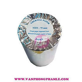 Giấy nhiệt 75 phi 4,5 cm (Cuộn)