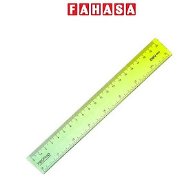 Thước Kẻ Màu Cực Quang 20 cm - Deli EH653 - Mẫu 2
