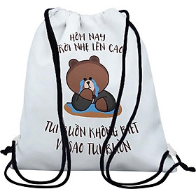 Balo Dây Rút Unisex In Hình Vì Sao Tui Buồn - BDFU252