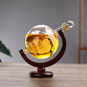 Handmade Globe Whiskeys Decanter for Household Holiday Gifts Bar Bartenderg