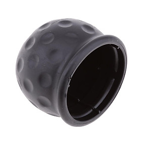 Black Plastic Tow Ball Bar Towing Protect Towbar Towball Cap Cover 50mm
