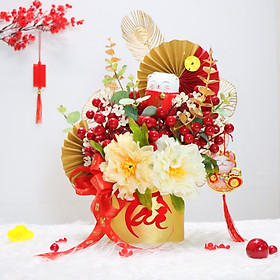 Mua Chậu Đào Đông Trang Trí TẾT A10 May Mắn Tài Lộc – Handmade