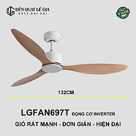 Mua Quạt Trần Hiện Đại Lê Gia LGFAN697W - Trắng | Quạt Trần Inverter