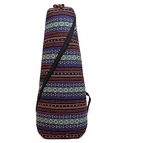 Bao Đựng Đàn Guitar/ Ukulele Đeo Lưng Vải Cotton Thổ Cẩm Dày
