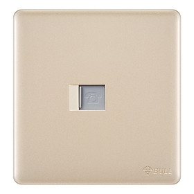Ổ Cắm Chuyển Đổi Bull (BULL) Ổ Cắm Máy Tính + TV Loại 86 Màu Vàng Hồng Dòng G28 G28T223 U6