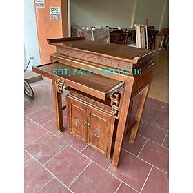 Mua bàn thờ gỗ sồi 127cm