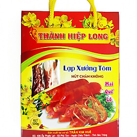 Lạp xưởng tôm Mai Quế Lộ Sóc Trăng - Hút chân không Hộp 500gr