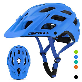 Mũ bảo hiểm đi xe đạp leo núi CAIRBULL được làm bằng vỏ PC và lớp lót EPS để bảo vệ tối đa cho đầu.22 lỗ thông hơi-Màu xanh dương