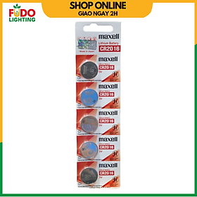 Pin CR2016 Maxell Lithium 3V vỉ 5 viên