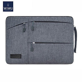 Túi Chống Sốc Wiwu Pocket Sleeve Dành Cho Laptop, Ultrabook  Chất Liệu Vải Cao Cấp Canvas Và NyLon - Hàng Chính Hãng