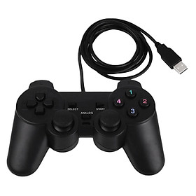 Tay cầm chơi game cao cấp cực nhạy kiểu dáng Playstation giá rẻ gắn cổng USB trên PC - miếng lót chuột