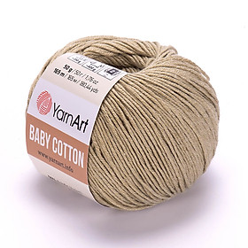 Mua Cuộn len Baby Cotton trơn dành cho bé - Nhập khẩu từ hãng YarnArt - 50gram dài 165m