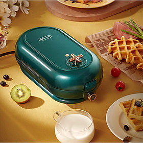 Máy Làm Bánh Quế Chống Dính Có Thể Tháo Rời Hẹn Giờ Thích Hợp Làm Bữa Sáng Cho Gia Đình