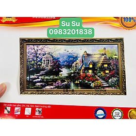 Mua Tranh thêu kín Tổ ấm M8162  kích thước 70*39 cm