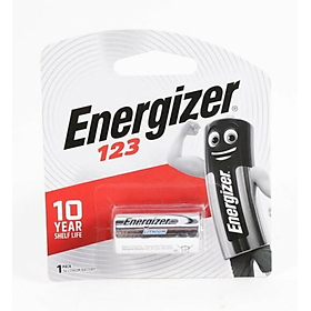 Pin CR123 Energizer Lithium 3V dùng cho máy ảnh (vỉ 1 viên) - Hàng chính hãng