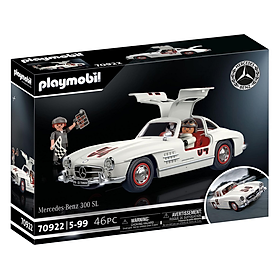 Đồ chơi mô hình Playmobil Xe thể thao Mercedes-Benz 300 SL 1:17 kèm nhân vật 46 pcs