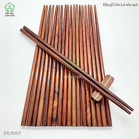 Mua Đũa Gỗ Cẩm Lai Tự Nhiên Siêu Sạch HAHANCO  CTL701CT  Bộ 10 Đôi