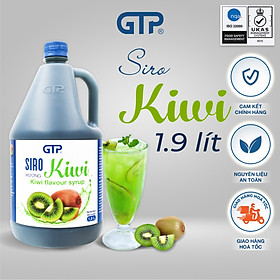 Siro Kiwi GTP (1.9L/chai) - Chuyên dùng pha chế: Trà sữa, Trà trái cây, Cocktail, Mocktail… 
