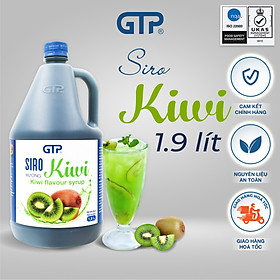 Siro Kiwi GTP (1.9L/chai) - Chuyên dùng pha chế: Trà sữa, Trà trái cây, Cocktail, Mocktail…