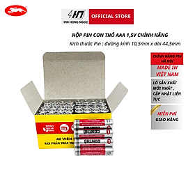 Mua Hộp 40 Viên Pin Con Thỏ AA và AAA 1 5V Chính Hãng