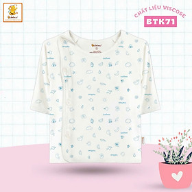 Áo dài tay sơ sinh BABIBOO hoạt hình dễ thương cho bé trai bé gái từ 3 đến 12kg (BB43)