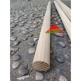Mua Thanh gỗ tròn phi 3cm dài 75cm bằng gỗ thông láng mịn đẹp phù hợp làm chân bàn  trang trí  chế cháo vật dụng trong nhà