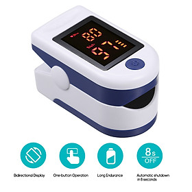 Máy đo nồng độ ôxy ở đầu ngón tay với màn hình LED Máy đo ôxy kỹ thuật số Cảm biến ôxy trong máu Máy đo độ bão hòa SpO2