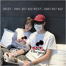 ÁO ĐÔI NAM NỮ ĐẸP I LOVE YOU ( BEST T-SHIRT )