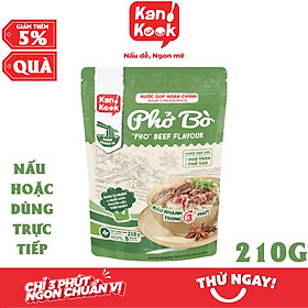 Nước Xốt (Sốt) Cô Đặc Vị Phở Bò KanKook Gói 210g Nấu/Trộn Ăn Liền Vị Hoàn Chỉnh Chuẩn Vị Phở Sài Gòn