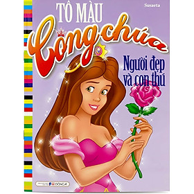 Tô màu công chúa - người đẹp và con thú