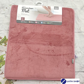 Mua Thảm Chùi Chân Lock&Lock Memory Foam Mặt Trơn Kiểu Basic MAT512 MAT513 MAT514 MAT515 - Hàng Chính Hãng