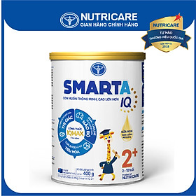 Sữa bột Nutricare Smarta IQ 2+ phát triển trí não 400g