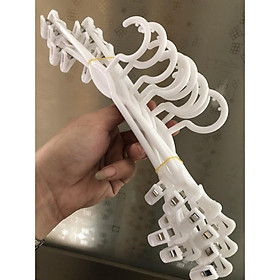 Mua MÓC NHỰA KẸP ĐỒ LÓT MÀU TRẮNG - KẸP DÙNG CHO CÁC SHOP THỜI TRANG  HÀNG LOẠI 1 - dùng kẹp đồ lót  tất