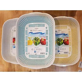 Mua Giá đựng hoa quả 2 lớp hình chữ nhật Nakaya Nội địa Nhật Bản