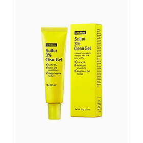 Kem Dưỡng Ẩm Dạng Gel Dành Cho Da Dầu Mụn By Wishtrend Sulfur 3% Clean Gel 30g