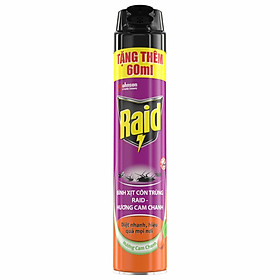 Mua RAID Bình xịt côn trùng Hương Cam Chanh 600+60ML