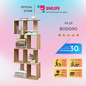 Giá đỡ sách hiện đại bằng gỗ công nghiệp MDF SMLIFE Bodoro