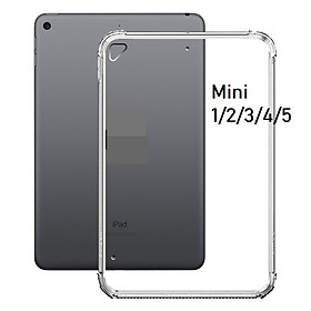 Ốp lưng dẻo trong TPU chống sốc 4 góc dành cho iPad Mini 1/2/3/4/5, Air/Air2/,Gen 7/8/9/10/ Pro 11 inch( hàng chính hãng)