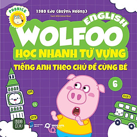 Hình ảnh Sách - Wolfoo English – Học Nhanh Từ Vựng Tiếng Anh Theo Chủ Đề Cùng Bé 6