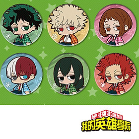 Combo huy hiệu MY HERO ACADEMIA - HỌC VIỆN ANH HÙNG anime chibi dễ thương