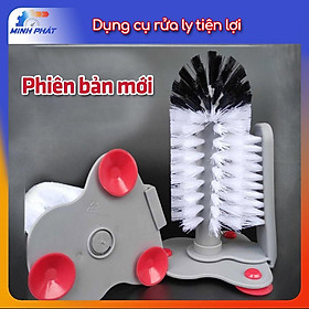 Mua Dụng cụ cọ rửa ly cốc thông minh tiện lợi phiên bản loại tốt cước mềm mại