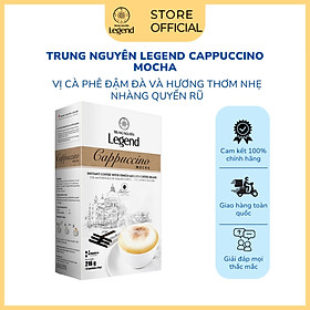Cà Phê Sữa Hòa Tan Cappuccino Mocha Trung Nguyên Legend – Hộp 12 Gói – Cà Phê Vị Mocha Ngọt Đắng, Đậm Đà