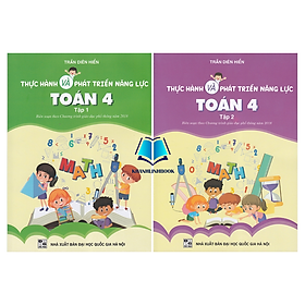 Sách - Combo Thực hành và phát triển năng lực toán 4 - tập 1 + 2 (QL)